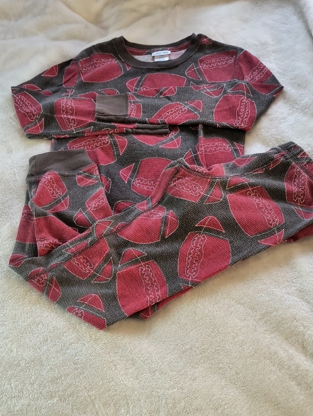 Cherokee Boys Pajamas, Small (6-7) Thermal
